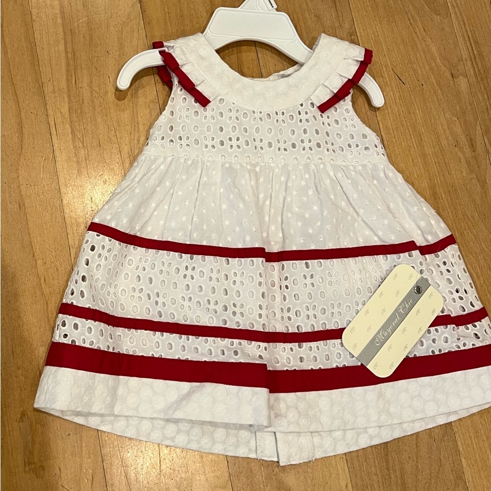 NWT - Mayoral eyelet summer dress